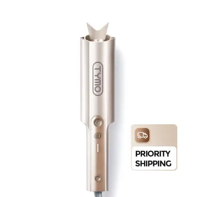 TYMO CURLPRO PLUS Auto-Rotating Ceramic Coat 1-Inch Long-Barrel Curler, Long-Hair Ready, Dual Heaters, Adjustable Temp Control, Swivel Cord, Dual Voltage, Gift Box Ready, Valentine's Day Gift, Easy Bouncy Curls for Curly Hair toolupgrade