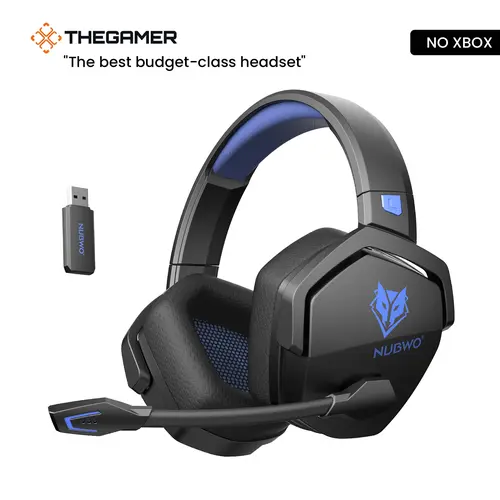[Soho Chic] NUBWO G06 Wireless Gaming Headset with Mic, Compatible with PS5, PS4, PC, Switch & Mobile, No Wireless Interference, 23ms Ultra-Low Latency, 100H Battery, Triple-Mode Multi-Device, Optimized for Fortnite, Call of Duty & FPS Gamers tiktoks