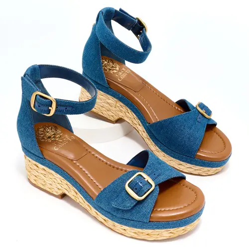 Vince Camuto Adjustable Wedge Sandals - Meterry