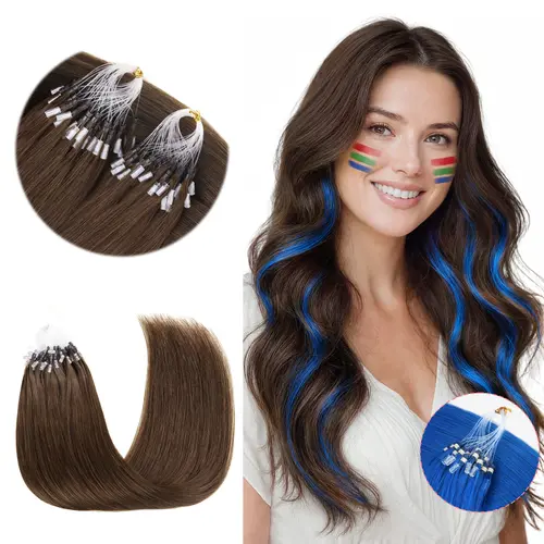 GOO GOO Micro Link EasyFit Remy Human Hair Extensions 14-24Inch 30-100g, Cold Fusion, Glueless Micro Loop Micro Ring Invisible Hair Extensions Natural Straight Micro Bead Hair Extensions summer hairstyles #tiktokshopbacktoschool #sohochic