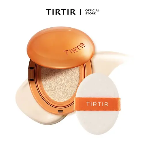 [TIRTIR Official] Mask Fit AI Filter Cushion Foundation l Full Size 0.63oz / 18g l Natural Satin Finish Makeup for Long Lasting Coverage & Smooth Texture Concealer Cosmetic Matte Hydrate Hydrate