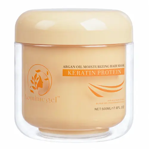 Aomimegel Collagen Hair Mask, Deep Conditioning Hair Treatment for Dry Damaged Hair, Argan Oil & Oat Peptides Repair, Hydrating, Smooth & Frizz Control, Salon Size for All Hair Types, 500ml Moisturizing Hair Oil Moisture summerwins Hydrate, Restore, Daily