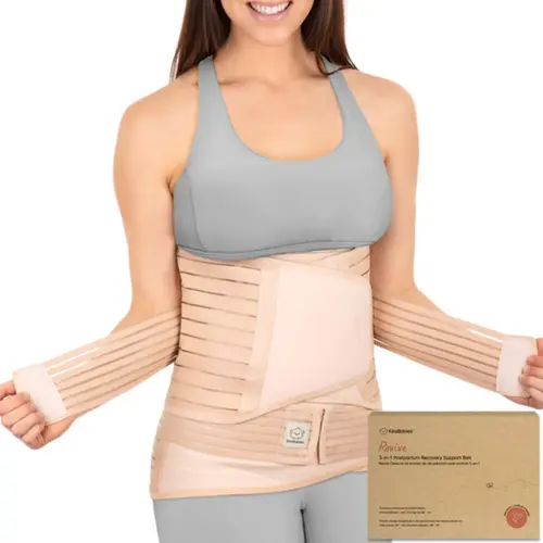 3 in 1 Postpartum Belly Support Recovery Wrap - Postpartum Belly Band, After Birth Brace, Post Surgery Pregnancy Belly Support Band