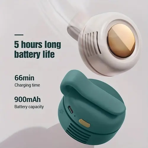 Portable Silent Mini Bladeless Fan, Electric Clip On Fan For Shirt, 3-Speed Waist Fan, Personal Fan, Rotating Body Fan Suitable for Outdoor Travel, Office, Sports, Summer Gifts for Friend,back to school,back to school haul