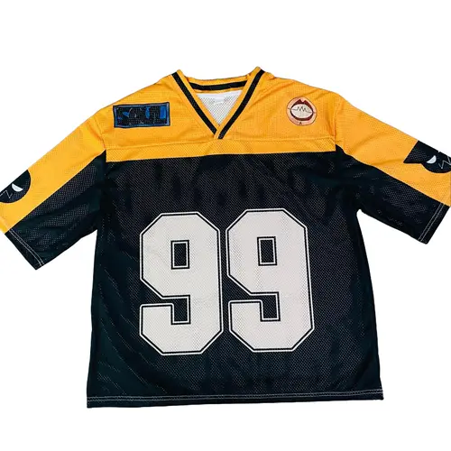 Men's Sound Soul Eater Lightweight Mesh Soccer Jersey - Professional Sports Clothing, Athletic Top, Breathable Sports Top, Soccer Tee, Summer Pump Cover Graphic Anime Manga Cosplay Shirt