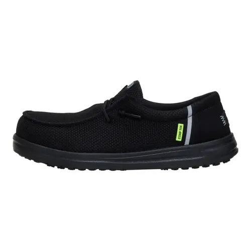 Hey Dude Women's Wendy Work Composite Toe Shoe - Lightweight Mesh Slip-On Footwear with Foam Insole & Slip-Resistant Rubber Outsole