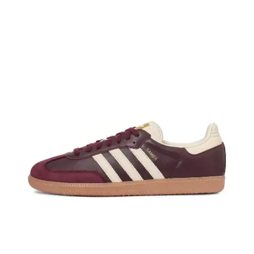 adidas Samba OG Maroon Women's Casual Athletic Footwear - Sports Shoes for Women, Training Sneakers, Daily Fashion Walking Shoes