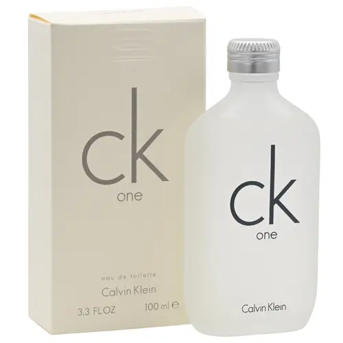Calvin Klein CK 1 Unisex Aerosol Eau de Toilette Spray - 3.4 fl oz Perfume, Daily Daytime Wear, Fresh Papaya, Pineapple, Jasmine Base, Green Tea Notes, Aromatic Cologne, Floral Scent, Clean Sunny Scent, Amber Warm Finish, Single Item, Contains Aerosol