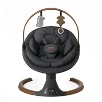 BabyBond Luxury Smart Baby Swing with 10 Preset Soothing Melodies & Bluetooth Music for Newborns to Toddlers - Ergonomic Design, 5 Point Harness, Remote Control & IMD Panel - Seat, Mothersdaygift