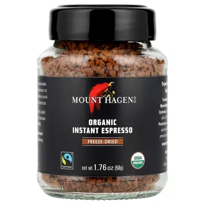 Mount Hagen Organic Instant Espresso, 1.76 oz (50 g)