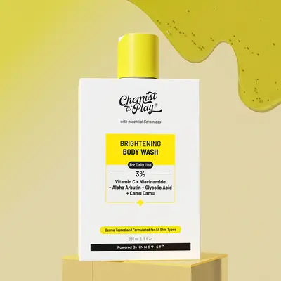 Brightening Body Wash with Vitamin C & Glycolic Acid - 8fl oz | Helps even out skin tone