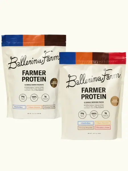 Farmer Protein Powder Variety Pack - 4 Flavor and 3 Flavor Option