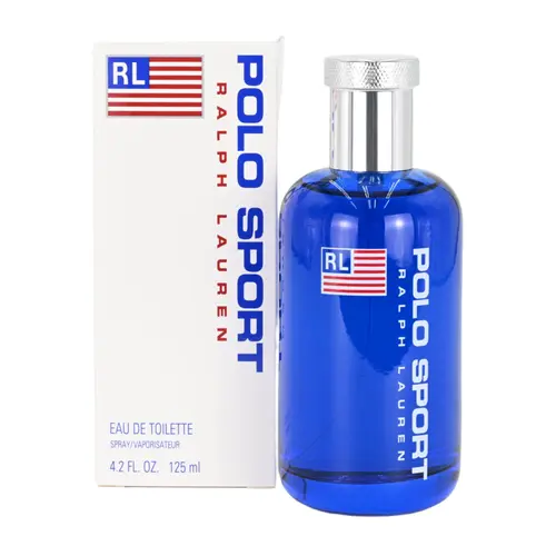 Ralph Lauren Polo Sport Eau de Toilette for Men, 4.2 fl oz, Woody Citrus Aromatic Fougere Fragrances Perfumes Cologne, Daily Wear Spray with Ginger, Green Notes, Lemon, Jasmine, Cedar, Musk, Amber, Long-Lasting Mens Gift