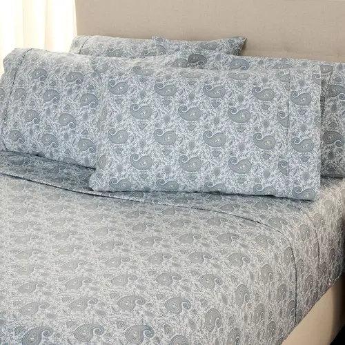 Home Reflection 1200TC Cotton Blend Sheet Set with Extra Cases