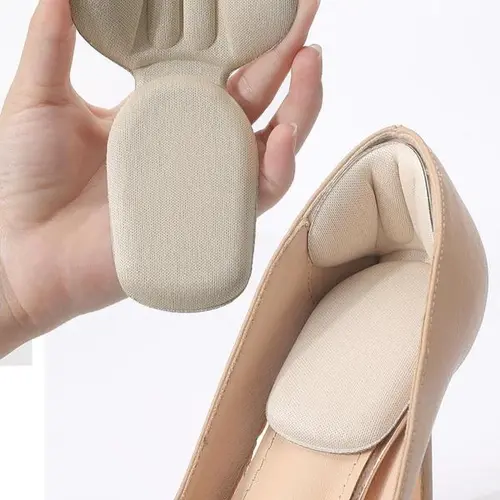 Anti-slip Heel Liners with Heel Cushion Pad & Cushioned Soles - Unisex Home Care Shoe Accessories with Anti-skid Sole, Slip Prevention for School, Office Use, Ideal Gift for Wife