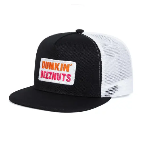 Vintage Snapback Trucker Hat, Casual Mesh Back Hat for Men & Women, Adjustable Size Hat for Outdoor Activities, Snapback Trucker Cap, Trucker Style Hat