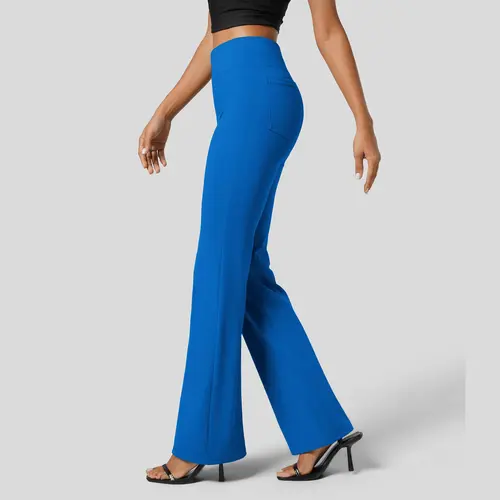 Halara Flex™ High Waisted Back Side Pocket Slight Flare Work Pants