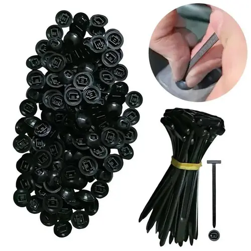 2025 Premium Heavy Duty Self-Locking Nylon Universal Cable Tie Buckle, Compact Multipurpose Plastic Cable Organizing Tool for Car Maintenance, Replacement & Tied Applications