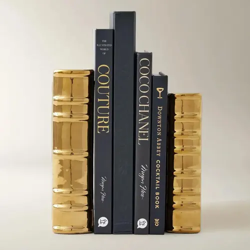 Z Gallerie Ceramic Books For Decorative Use Only Desk Organizer Desk Supplies Set Office Desk Accessories Desk Pad Desk Tidy