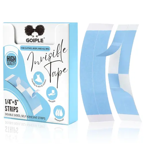 36 Counts  Wig Tape for Lace Wigs Double Sided Waterproof Wigs Adhesive, Tape Strips for Forehead-Lace Wig Toupee Sweatproof Invisibletape Seamless Hair Clips,back to school,sohochic