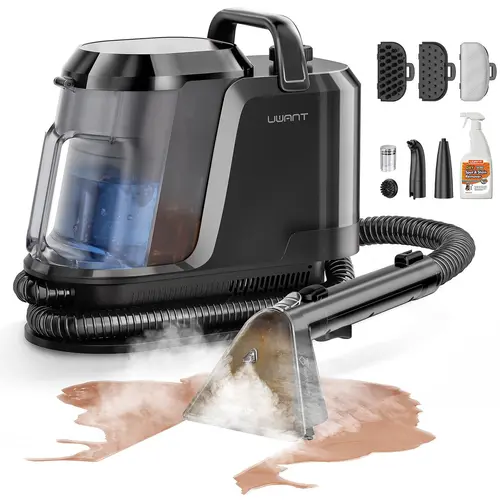 UWANT Carpet Cleaner - Pet Friendly Upholstery Spot Cleaner, 18kPa Suction Home Cleaning Tool (US Plug) for Car & Pet Stains,  Includes Steam Upgraded Model,sohochic