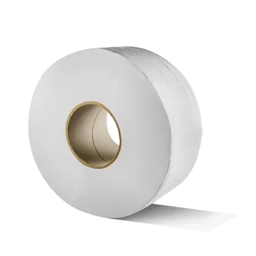 KARAT Jumbo Toilet Tissue Rolls, 12-Pack 9" 2-Ply, Extra Absorbency Eases Bathroom Needs, Designed for Busy Restrooms, Long-Lasting Jumbo Roll Dispenser-Compatible