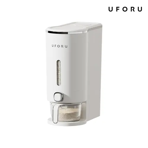 UFORU Large-Capacity Airtight Rice Storage Container with Measuring Cups - Insect-Proof & Moisture-Resistant Grain Dispenser for Rice, Cereal, Pet Food - Measuring Cups Not Dishwasher Safe