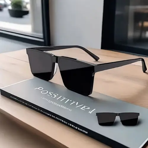 ShineThru Unisex Full Rim Square Minimalist Sunglasses - Unisex Wear, Simple TR Frame, Metal Hinges, UV Protection, Acrylic Lenses, Sunglasses for Women, Single Pair, Easy Everyday Gift Pick, Leisure Outdoor Use
