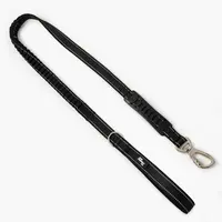 Dog Friendly Co. Bungee Dog Leash - Shock Absorbing, Reflective, Heavy Duty with Traffic Handle, Padded Grip, Control Pulls, Strain-Free Design for Harness Compatibility