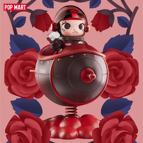 POP MART MEGA SPACE MOLLY 100% Blooming-Rose Home Decorations