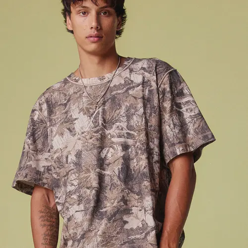 RSQ Mens Washed Boxy Tee