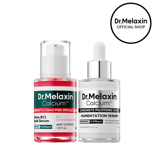 [Dr.Melaxin Official] Lumi firm & lift Duo  | plumping skin & strengthen skin density | Cyano Pink Spicule Serum + Picotonic Shot Serum Skin Repair