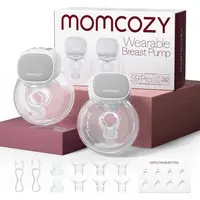 Momcozy  S9 Pro & S12 Pro Breast Pump, Upgraded Wearable Breast Pump, Hands-free Design, with LED Display, Dual-head Electric Portable Breast Pump, with 2 Modes and 9 Levels, 24mm,A Breastfeeding Pump