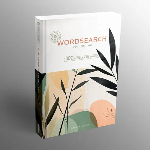 Brain Boosters Word Search Volume 2 - English Educational Puzzle Book for Word Lovers, Themed Puzzles, Mind-Tease Games, Memory Games, Focus Practice, Vocabulary Builder, Relaxing Brain-Teasing Fun, Boosts Focus and Memory, On-the-Go