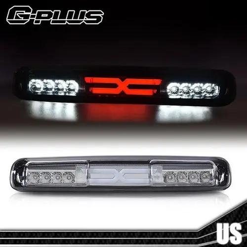 G-PLUS 3D LED High Mount Third Brake Light with Reflector & Polycarbonate Lens, Customized Car Lighting Cargo Lamp for 99-07 Silverado/Sierra 1500 2500 3500 Pickup Trucks,toolupgrade