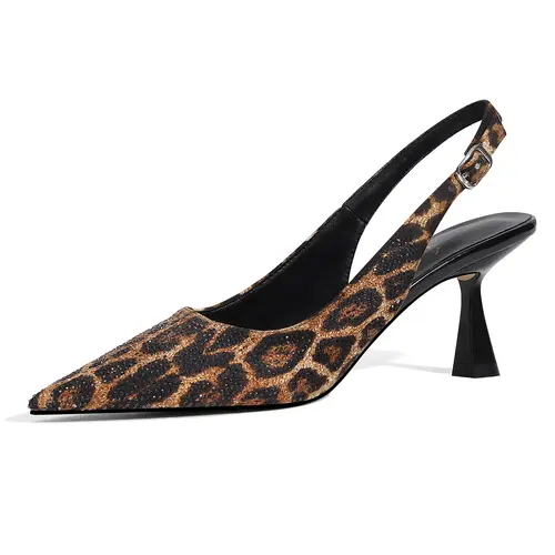Women's Kitten Heels Slingback Low Heel Dress Shoes Closed Toe Pumps Rhinestone Pointed Toe Sparkly Sling Back Bridal Wedding Party,shoes for back to school,back to school shoes,sohochic
