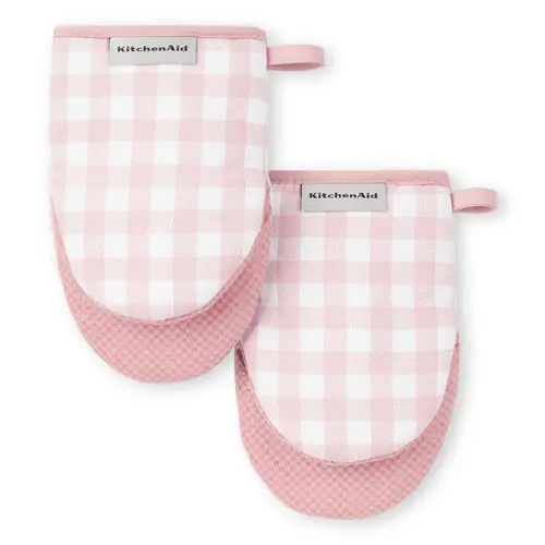 KitchenAid Gingham Mini Oven Mitt 2-Pack Set