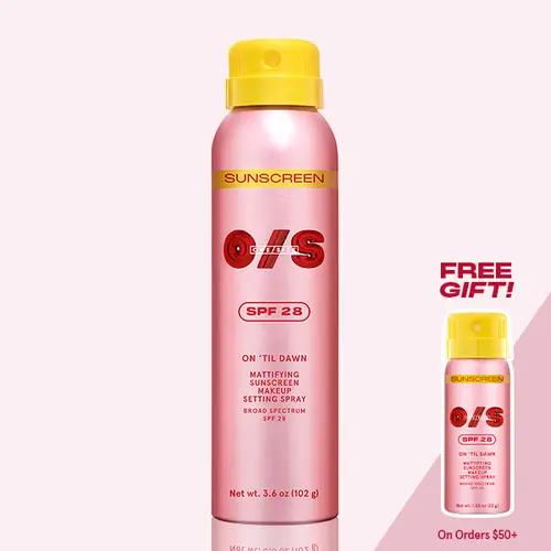 ONE/SIZE | On ’Til Dawn Mattifying Sunscreen Makeup Setting Spray SPF 28 | Sets Makeup for 16hrs, Sweat Resistant, Water Resistant, Easy to Reapply