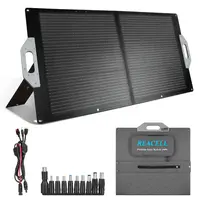 100W 18V Foldable Portable Solar Panel - 23% High Efficiency Waterproof Solar Panels with USB/DC/MC4 Outputs, IP67 Rating for Outdoor Camping, RV Trips, Portable Solar Panels,sohochic
