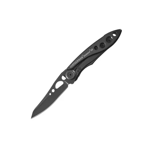 Leatherman Skeletool KB Folding Pocket Knife - 420HC Straight Blade Stainless Steel Slim EDC Knife, Adults' EDC Survival Equipment with Bottle Opener, Outdoor Multifunctional Tool, Birthday Gifts for Him