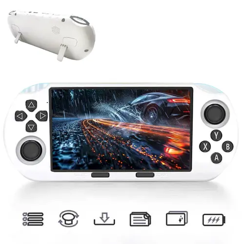 WUDS SF3000 Retro Compact Portable Handheld Gaming Console, 4.5 in IPS Screen, Cordless Device for Retro & Mobile Gaming, Cool Gadget Gift for Console Gamers,sohochic