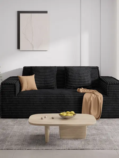 75'' Cloud Loveseat Sofa, No Assembly Required Comfy Deep Seat Couches 1 pcs for Living Room, Bedroom, Apartment