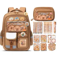 Fimibuke Waterproof Backpack Set – Includes School Bag, Lunch Box & Pencil Case, Lightweight, School Backpack Book Bag for Back-to-School Students