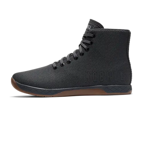 NOBULL Men's Outwork High-Top Shoe in Iron - OG Strength Training Shoe, Durable Gym Trainer, Lifting Sneaker