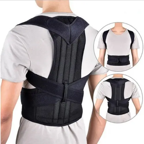OLLAS Posture Corrector For Men And Women - Back Brace For Lumbar Support And Upright - Breathable Back Straightener Back Corrector Posture Improve And Neck, Back Slim Fit Posture Support Tank Top Adjustable Posture Correction Belt Healthcare