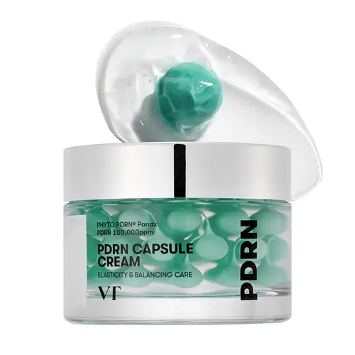 [VT COSMETICS] #1 viral PDRN Capsule Cream Moisturizer with Vegan PDRN, 100,000 PPM PDRN, Ceramide & Panthenol | Moisture, Hydrating, Skin Repair, Smooth Skin & Barrier Care | Korean Skincare