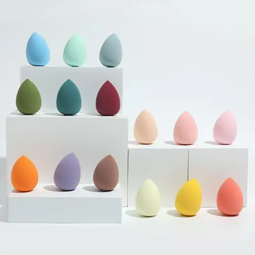 IMANIHAIR Soft Makeup Sponge Blender Set - Multi-Shape, Egg-Shaped Dual-Use Sponges for Flawless Foundation Application, Dry and Wet Use (Hair Extensions & Wigs Accessories),sohochic