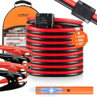 25FT 1-Gauge 800A Heavy Duty Automotive Jumper Cables - ETL Certified Car Tools with Reverse Polarity Protection, Vehicle Battery Booster Cables for Cars, Trucks, Father's Day Gifts,car accessories,toolupgrade