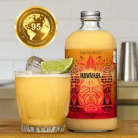 Kavahol - Fiery Ginger Kava Spirit Alternative, Alcohol-free, 16 fl oz (10 x 1.5 oz Servings) | 0.0% ABV, 250mg Kavalactones Per Serving
