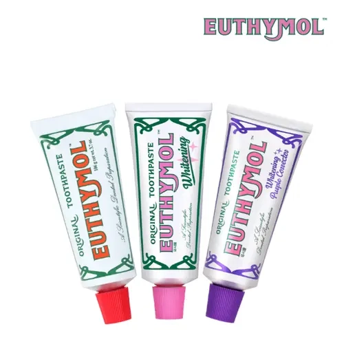 Euthymol Complete Toothpaste Set – Original Freshness, Whitening, and Tone-Up Formulas for a Korean Oral Care Routine